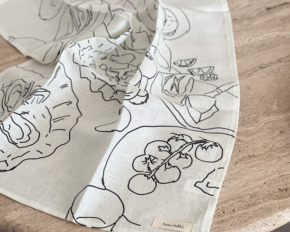 Linen Tea Towel | Lunch