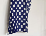 Linen Tea Towel | Hand-drawn Checkers