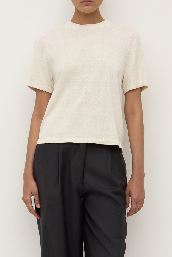 Assembly Label | June Silk Knit Short Sleeve Tee – ORNAMENT
