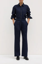 Assembly Label | Kiera Recycled Denim Pleat Front Pant