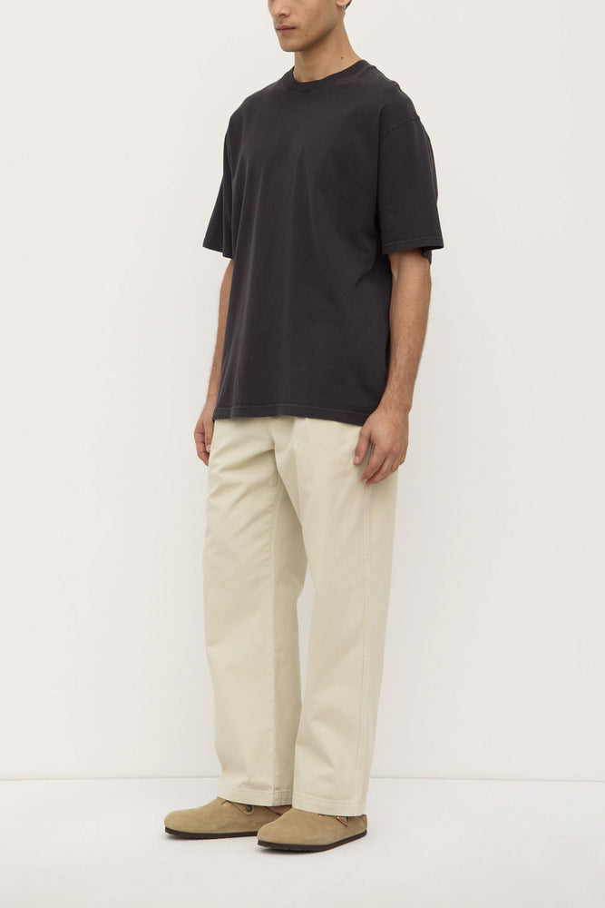 Assembly Label | Knox Organic Oversized Tee | Washed Black