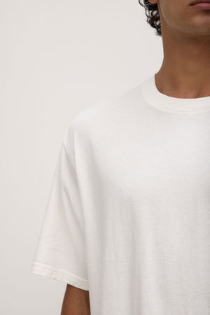 Assembly Label | Knox Organic Oversized Tee | Antique White