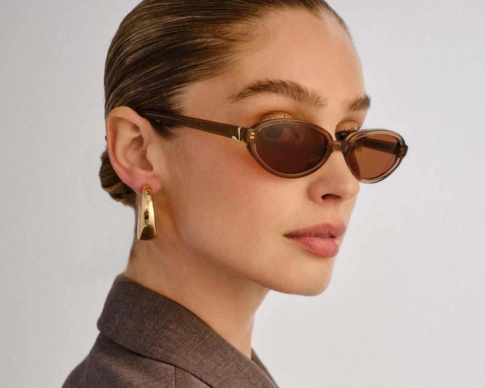 Luv Lou Sunglasses | The Olive | Chocolate Crystal