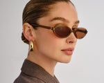 Luv Lou Sunglasses | The Olive | Chocolate Crystal