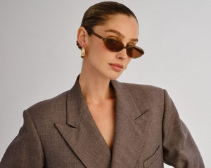 Luv Lou Sunglasses | The Olive | Chocolate Crystal