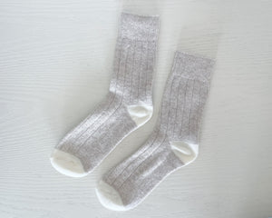 Le Bon Shoppe | Cashmere Socks | Fawn