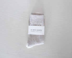 Le Bon Shoppe | Cashmere Socks | Fawn