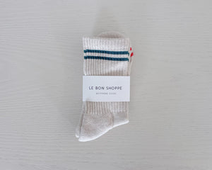 Le Bon Shoppe | Boyfriend Socks | Oatmeal