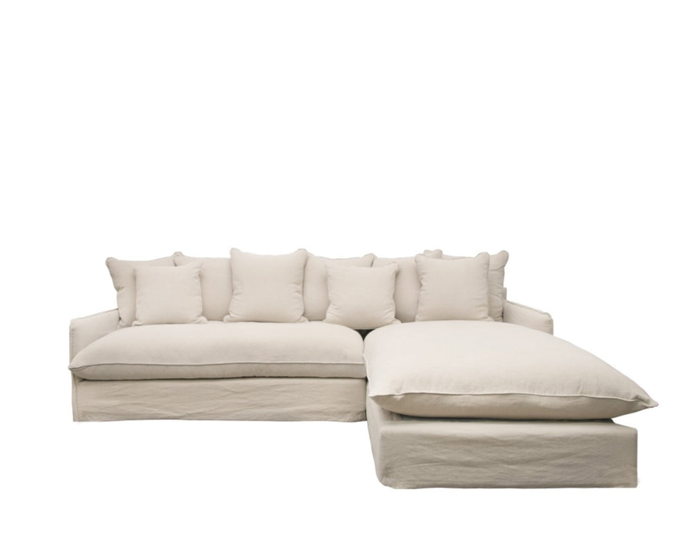 Florence 2.5 Seater Chaise Sofa | Oatmeal