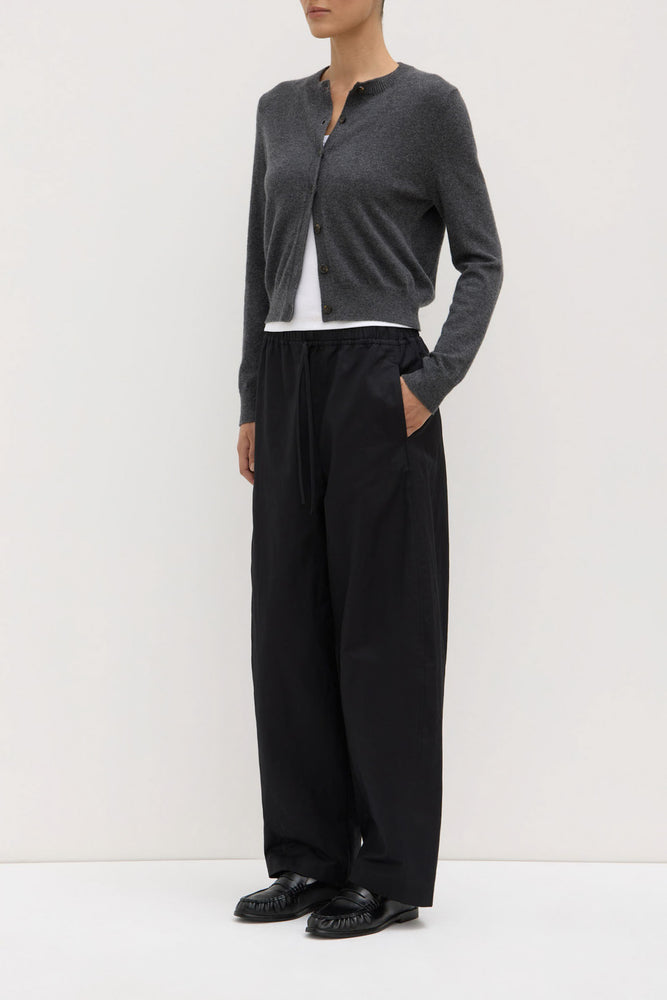 Assembly Label | Loxley Cotton Blend Pant | Black