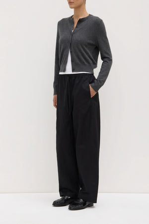 Assembly Label | Loxley Cotton Blend Pant | Black