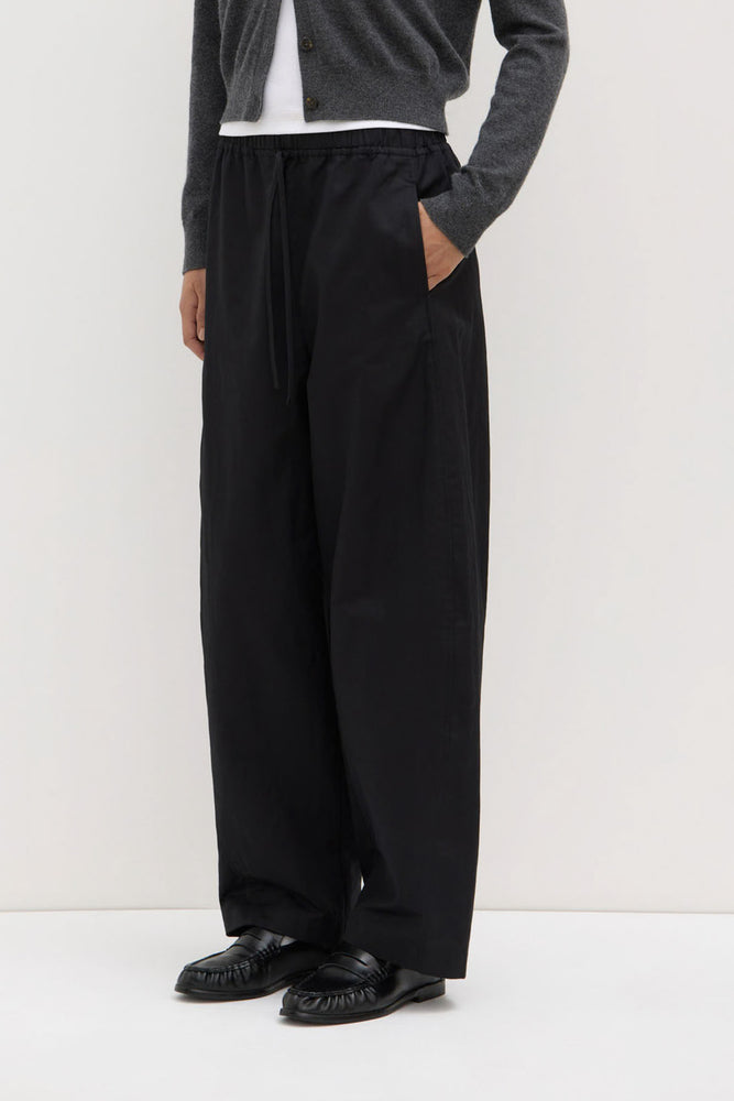 Assembly Label | Loxley Cotton Blend Pant | Black