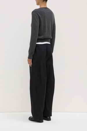 Assembly Label | Loxley Cotton Blend Pant | Black