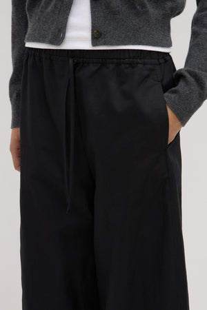 Assembly Label | Loxley Cotton Blend Pant | Black