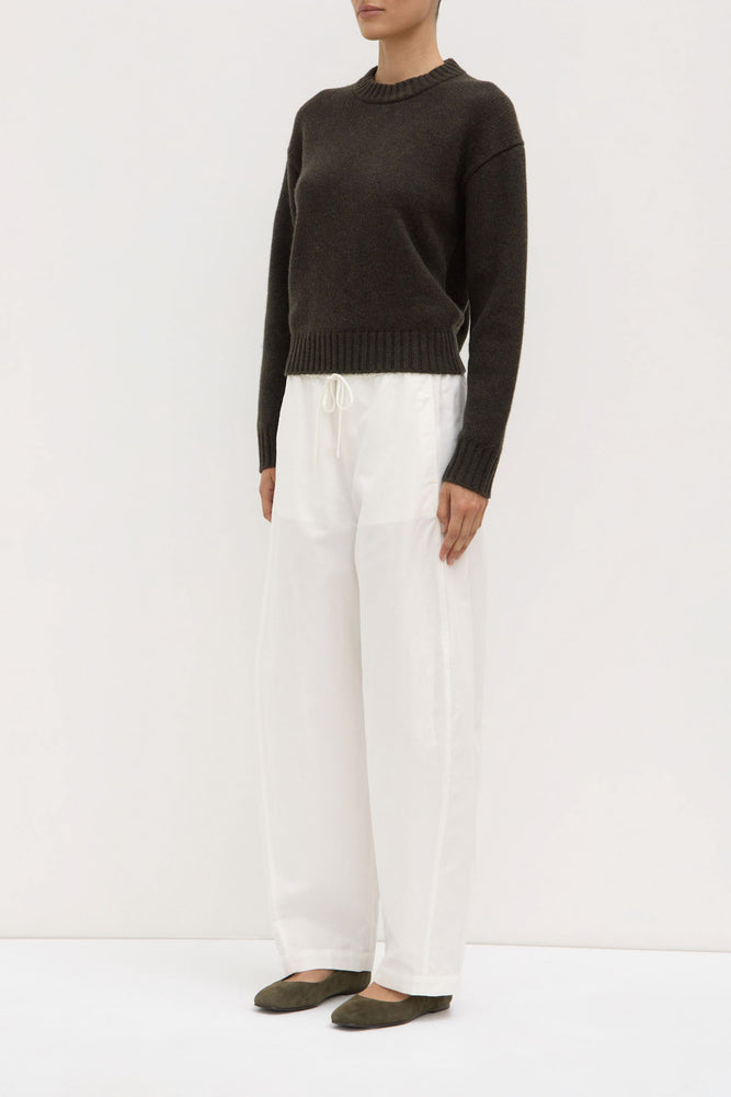 Assembly Label | Loxley Cotton Blend Pant | White