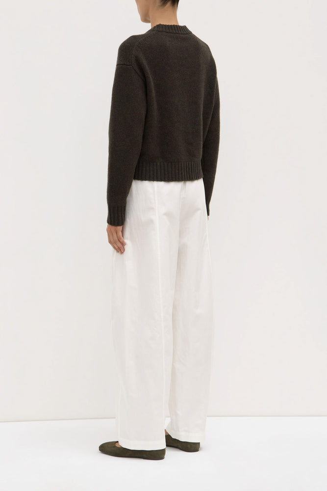 Assembly Label | Loxley Cotton Blend Pant | White
