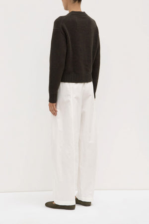 Assembly Label | Loxley Cotton Blend Pant | White