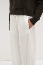 Assembly Label | Loxley Cotton Blend Pant | White