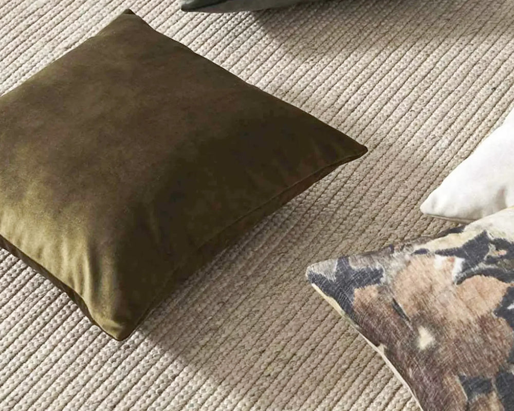 Lucia Velvet Cushion | Moss