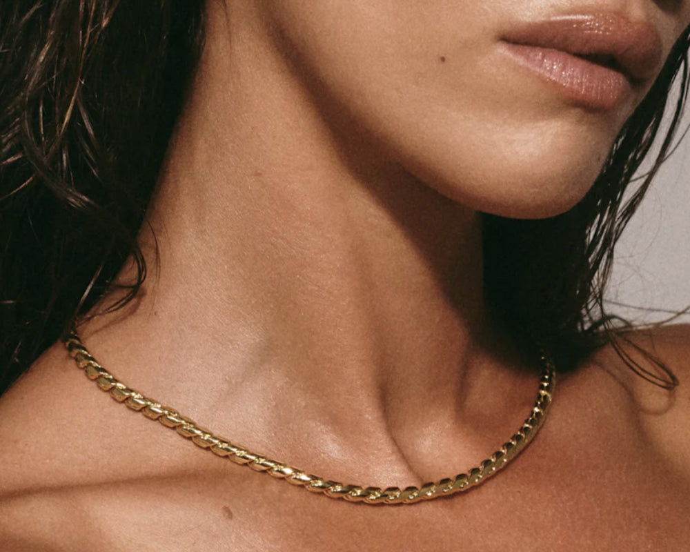 Luv AJ | Daisy Rope Chain Necklace | Gold