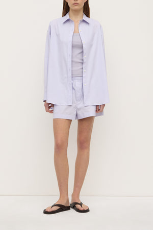 Assembly Label | Marigold Poplin Long Sleeve Shirt | Lilac