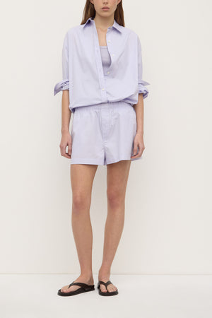 Assembly Label | Marigold Poplin Long Sleeve Shirt | Lilac