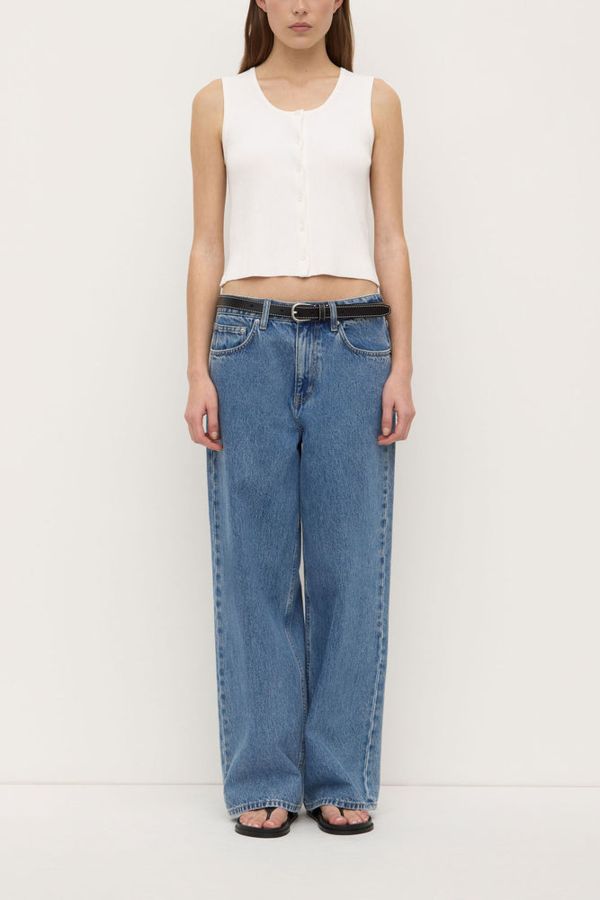 Assembly Label | Misty Knit Top | Antique White