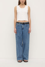 Assembly Label | Misty Knit Top | Antique White