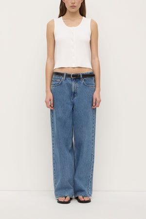 Assembly Label | Misty Knit Top | Antique White