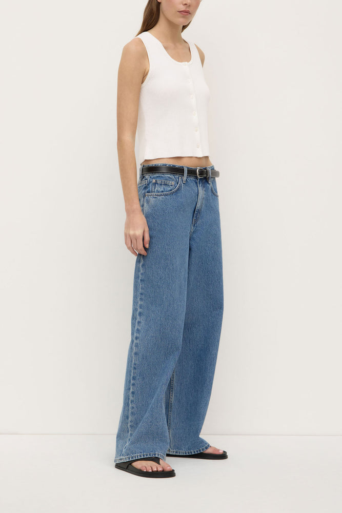 Assembly Label | Misty Knit Top | Antique White