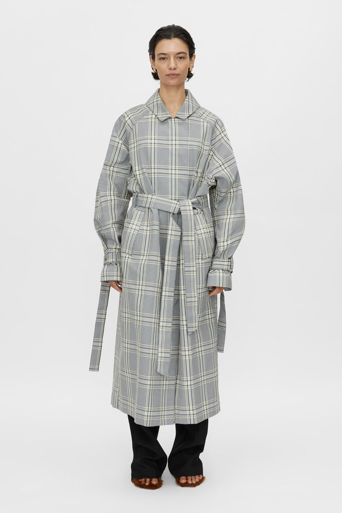 Camilla & Marc | Delta Plaid Trench