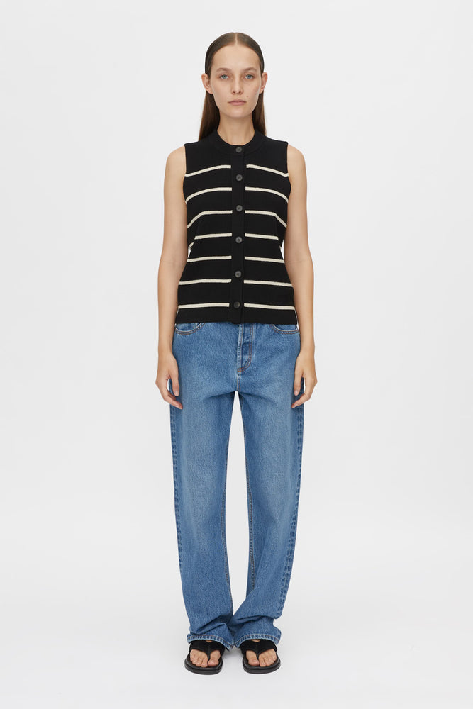 Camilla & Marc | Gale Button Up Sleeveless Cardigan