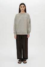 Camilla & Marc | Polaris Logo Crew | Dappled Grey