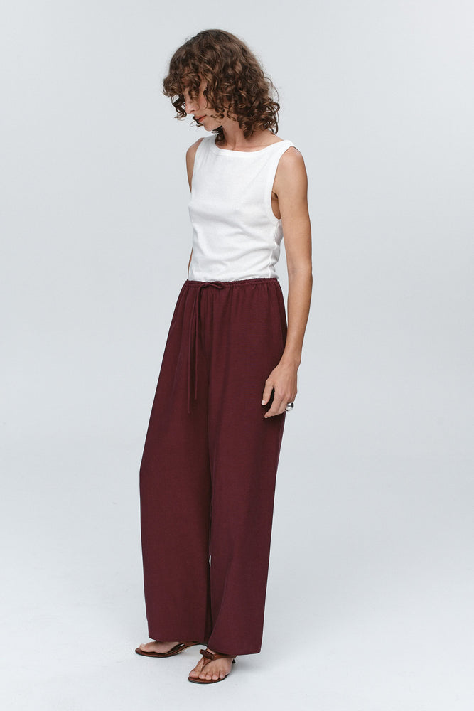 Marle | Renee Pant | Pomegranate
