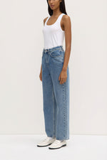 Assembly Label | Robyn Scoop Neck Rib Tank | White