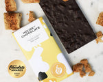 House of Chocolate | Dried Banana & Honeycomb Organic 70% Dark Chocolate Bar