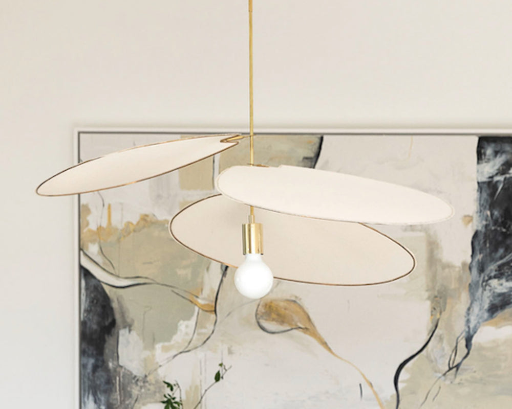Trois Disque Pendant | Ivory