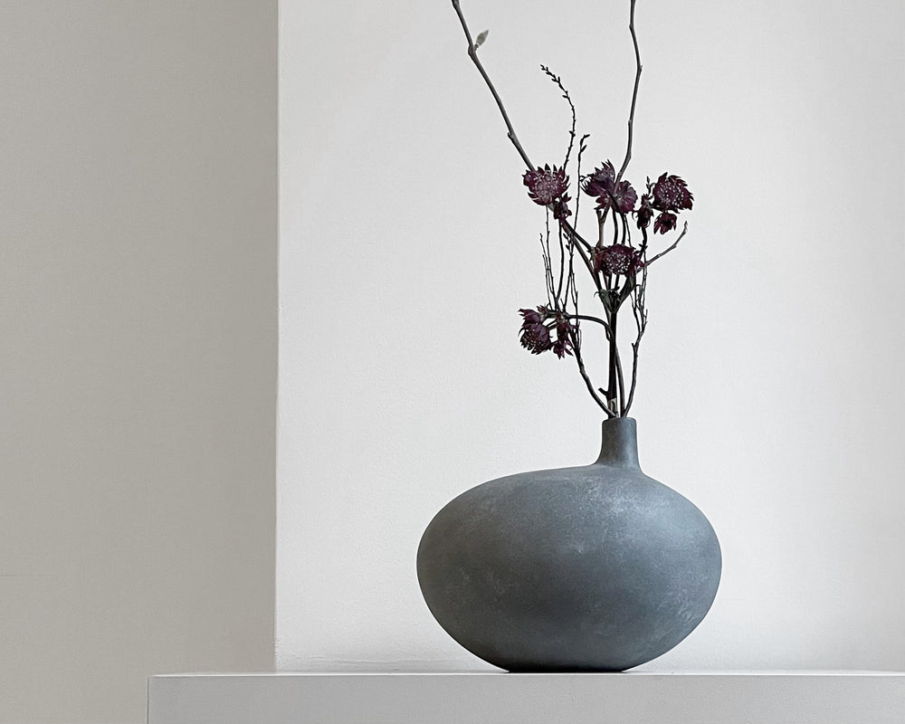 101 Copenhagen | Submarine Vase | Dark Grey | Small