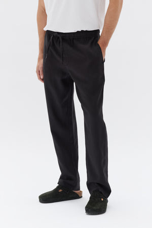 Assembly Label | Tide Linen Pant | Black