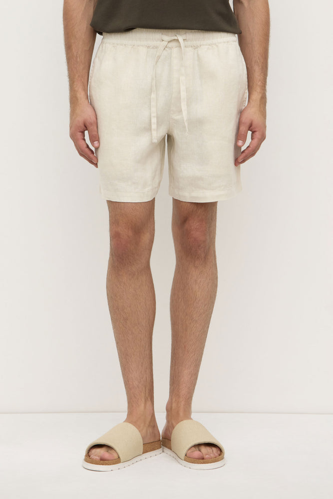 Assembly Label | Tide Linen Shorts | Limestone