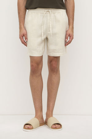 Assembly Label | Tide Linen Shorts | Limestone