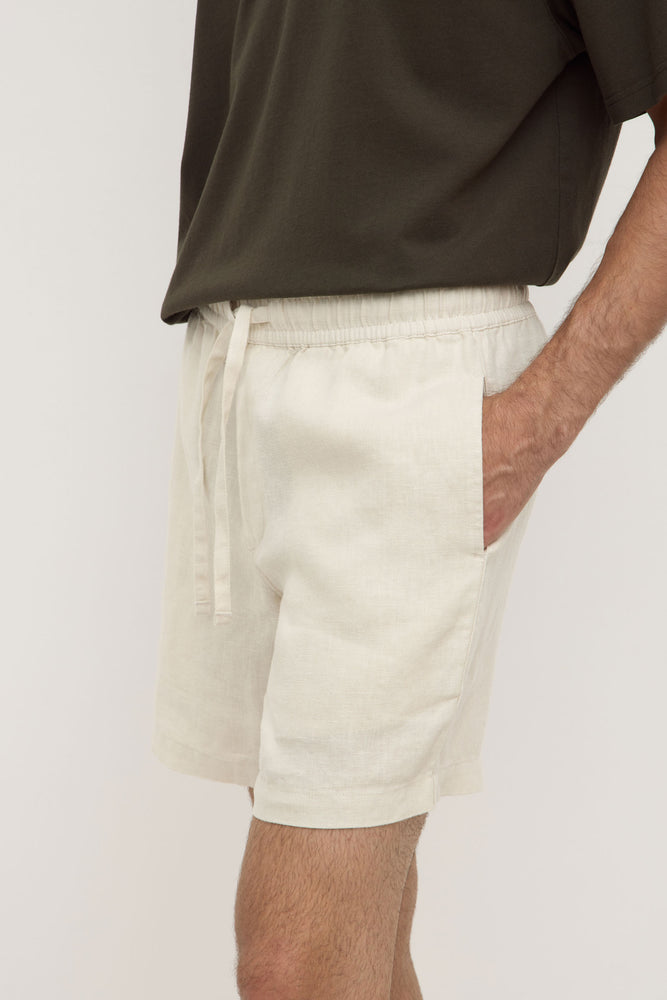 Assembly Label | Tide Linen Shorts | Limestone