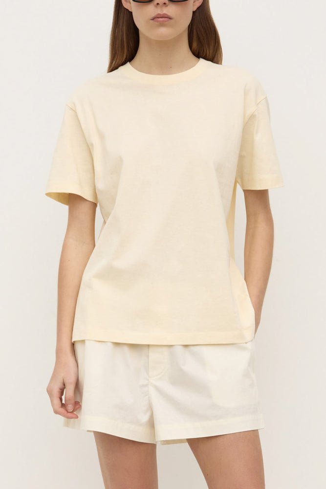 Assembly Label | Organic Base Tee | Butter