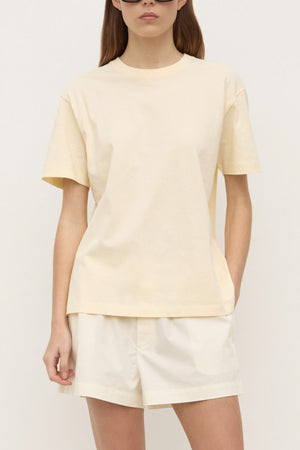 Assembly Label | Organic Base Tee | Butter