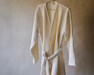 Waffle Bath Robe | Cotton