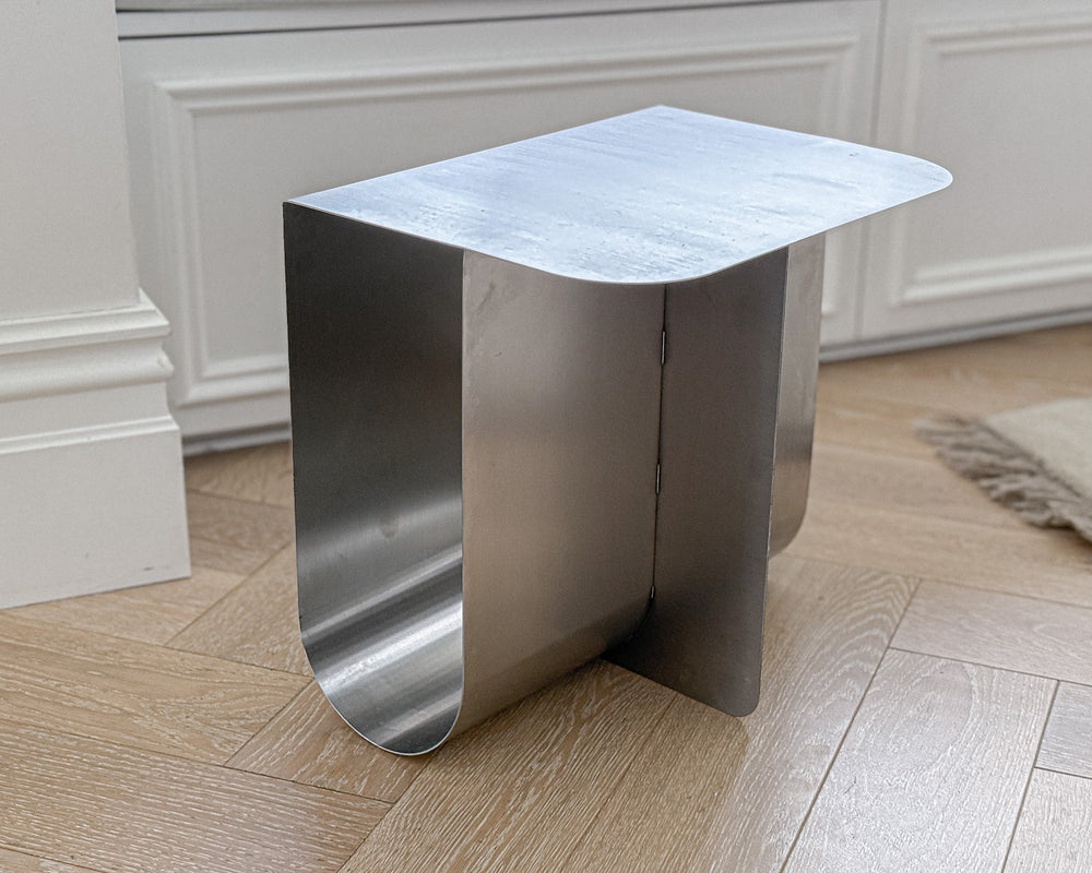 Stainless Steel Loop Side Table