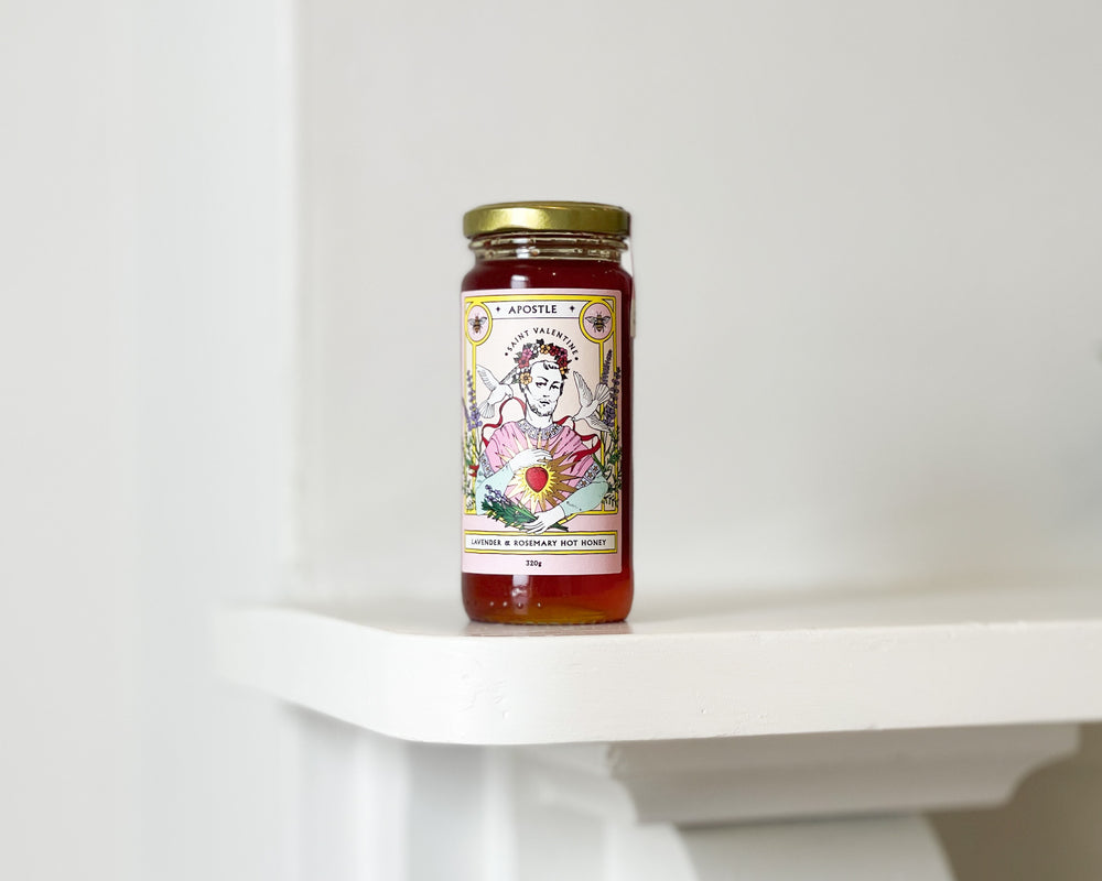 Apostle Hot Sauce | Saint Valentine Lavender & Rosemary Hot Honey