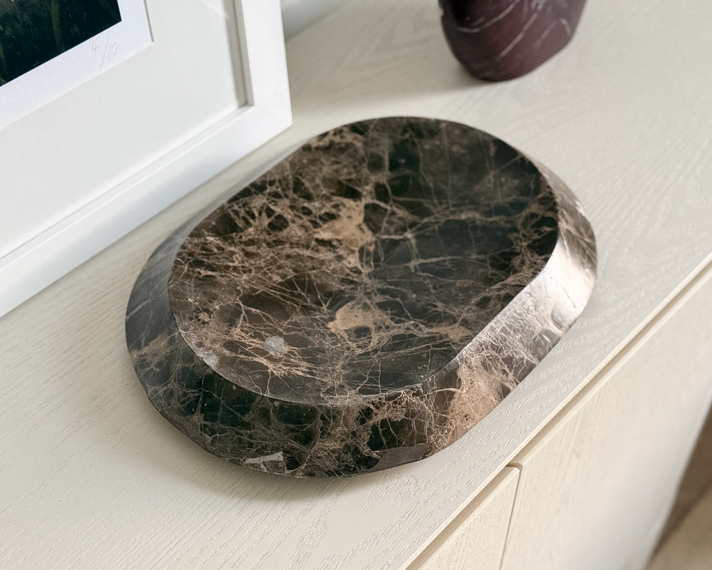 Balencia Oval Marble Bowl – ORNAMENT