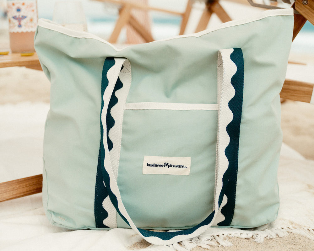 Business & Pleasure | Beach Bag | Rivie Green