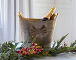 Black Tie Ice Bucket | Gold